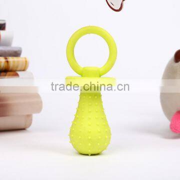Pacifier Shaped Pet Chew Toy Dog Rubber Toy photo-5