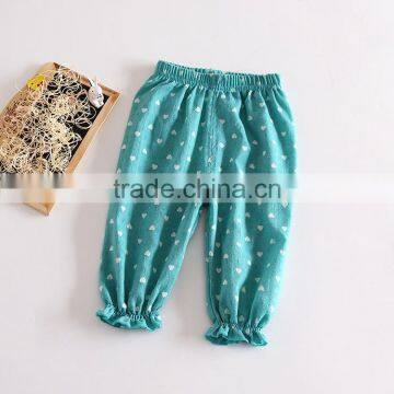 Wholesale 2017 Summer Pure Color Children Casual Beach Pants Anti-mosquito Pants photo-2
