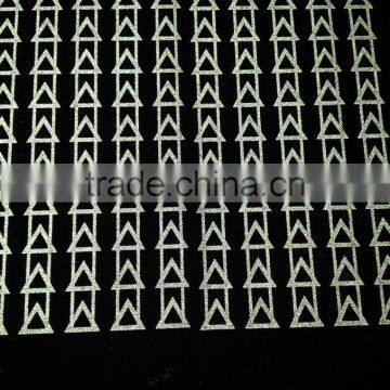 Silver Elastic Laser Cutting Reflective Heat Transfer photo-3