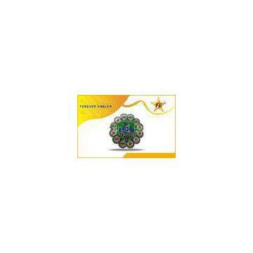 Commemorative Offset Printing Pin Enamel Badge With Full Color Logo