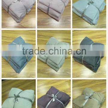 2017 New Style Solid Colors Super Soft Microfiber Bedding Set 4Pcs