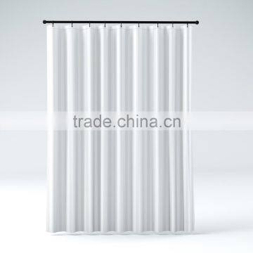 Hookless shower curtain Polyester shower curtain with matching window curtain