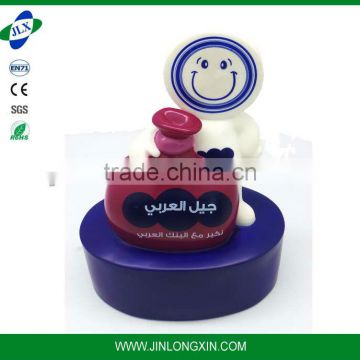 Plastic jar bank box Saving box Cartoon piggy bank toys Plastic cement