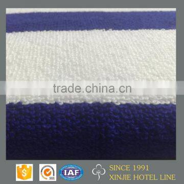 Stripe beach towel of Blue and white color