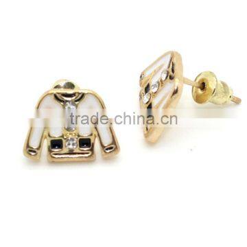 2013 Fashion alloy earring stud earrings& girls earrings designs