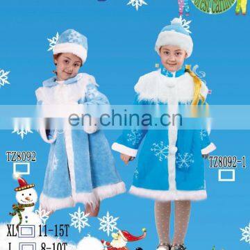 TZ-8092-1 Snowflake Christmas Costume For Girls