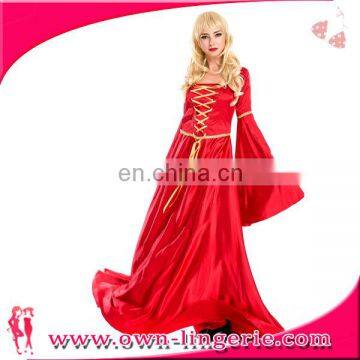 Medieval Renaissance Gown Dress Costume Wedding Cosplay hollow