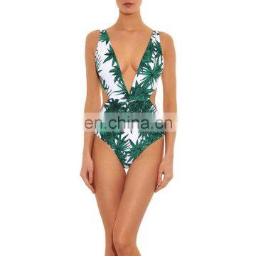 whole sale open front V neck summer bikini women bikini dresses