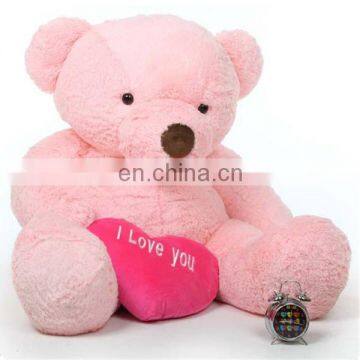 300cm Huge Stuffed Plush Pink Teddy Bear With Heart Custom Pretty Soft Plush Valentine Gift Big Giant Teddy Bear