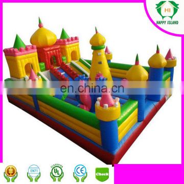 HI inflatable outdoor colorful amusement park/inflatable playground equipment