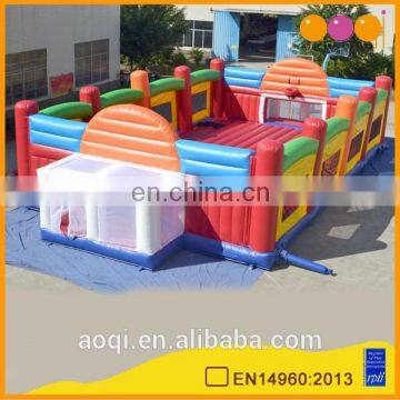 AOQI outdoor giant inflatable basketball and volleyball game for adults