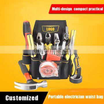 Thickening of the electrician waist tool bag with custom logo
