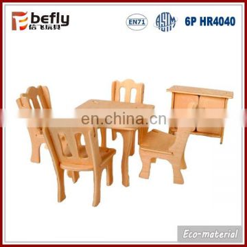 Dinner room wooden chair table cabinet 3d puzzle for sale