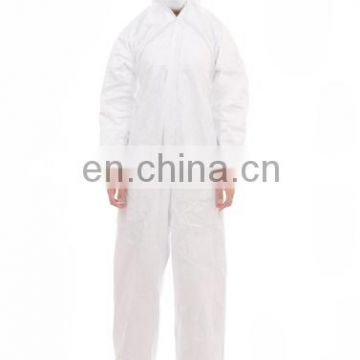 Polypropylene disposable cleanroom coverall with hood and boots