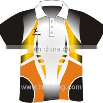 Healong Sublimation Printing Plus Size Police Polo Shirt