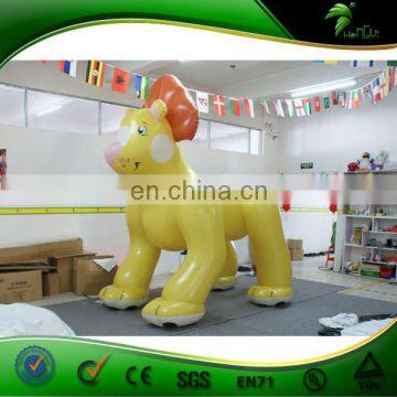 Inflatable Yellow Lion Cartoon/ Inflatable Animal with SPH, Inflatable Sex Toy for Sale