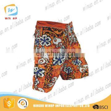 Wholesale Hawaiian Style Mens Swim Shorts Basketball Shorts