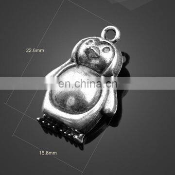 wholesale animal bird penguin shape pendant alloy pendant jewelry accessories