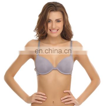 Sexy Padded Bra in Grey