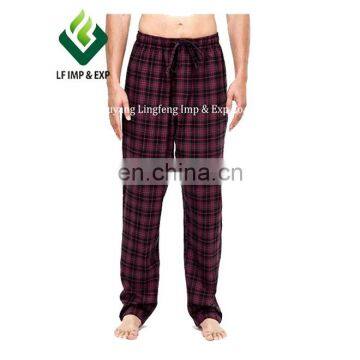 Mens 100% Cotton Comfort-Fit Sleep/Lounge Pants