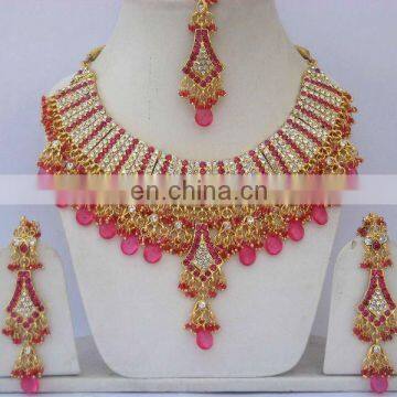 INDIAN DESIGNER COSTUME KUNDAN JEWELRY