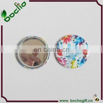 beautiful button mirror badge