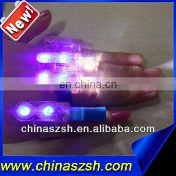 Newest light up PS material white led finger lights for all party