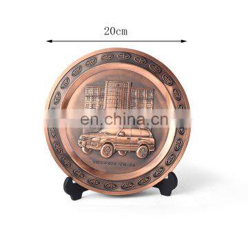 Custom Copper Round Commemorative Plate for Souvenir photo-2