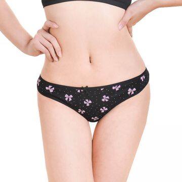 Yun Meng Ni Sexy Underwear Hipster Women Flower Printing Thongs Gtring Ultra Comfortable Cotton Panties