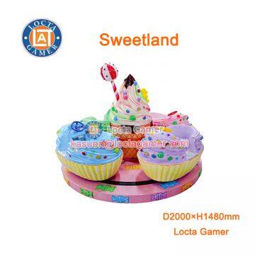 Zhongshan amusement playground mini Carousel Sweetland kiddie rides for sale