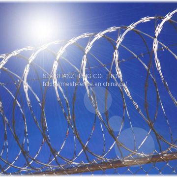 hot dipped galvanized razor barbed wire security fence wire