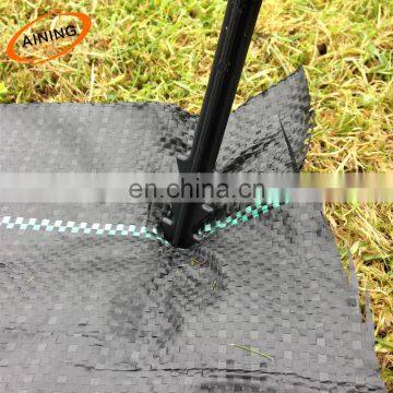 Water Permeable PP Woven Fabric Weed Block Pro Weed Mat 100gsm photo-3