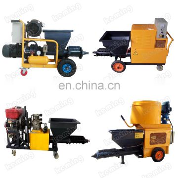 Zhengzhou Keming Screw Type Cement Mortar Plastering Machine for Wall