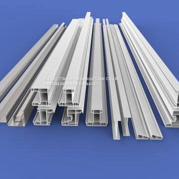 White color 60 Casement Plastic Profiles series