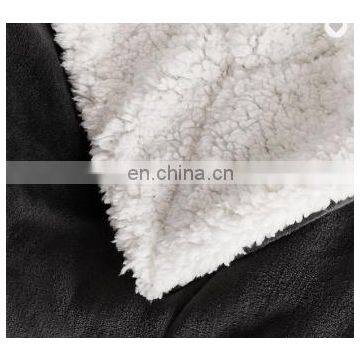 TEX-CEL OEM 100% Polyester Flannel Cozy Weighted Fleece Sherpa Blanket photo-4