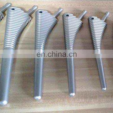 High quality Ti-alloy cementless femoral stem, THR total hip joint replacement orthopaedic surgery