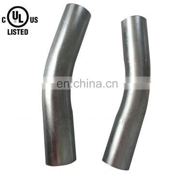 Hot Dip Galvanized EMT Conduit Elbows ERW Seamless Steel Pipe Bends With ANSI Standard UL797 Listed of Conduit Fittings photo-5