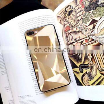 2020 New Arrival Golden SKY For IphoneX Glass Shell 8plus Laser Mobile Phone Shell 3D Diamond Protective Glass Phone Case photo-3