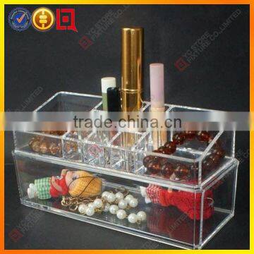 Clear acrylic cosmetic stand,jewelry display stand