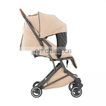 Luxury high landscape baby stroller 3 in 1 pushchair pram