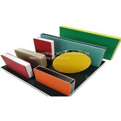 2440x1220mm and 8feet x 4feet colorcore 3 layer orange peel textured hdpe sheet
