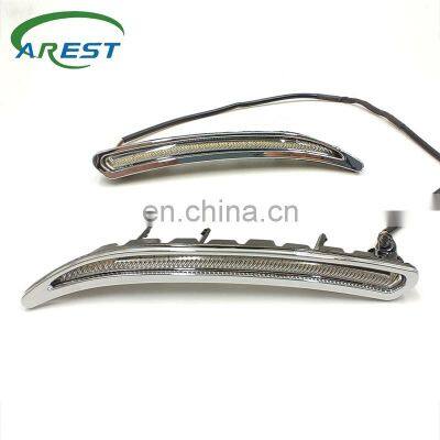 Carest 1 Pair For Buick Regal GS Opel Insignia 2010 2011 2012 2013 2014 2015 LED DRL Daytime Running Light with turnning signal