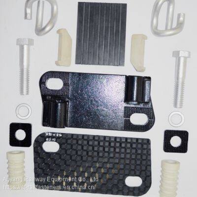 Single Resilient System (SRS) E-Clip Assembly(Rail Fastener) for Metro Railway Track Fixing photo-2