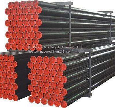 BQ/NQ/HQ/PQ wireline drill pipe 3m length DCDMA standard drill rod for geolocial exploration core drilling hardness heat treatment
