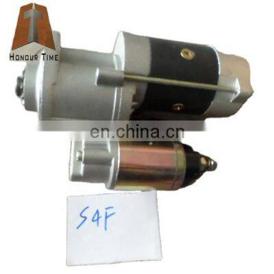 Excavator electric parts 11T S4F Excavator starter motor