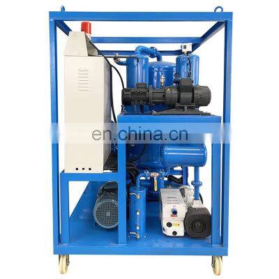 ZYD High Efficiency Double Stage Vacuum Switch Transformer Oil Purification Machine