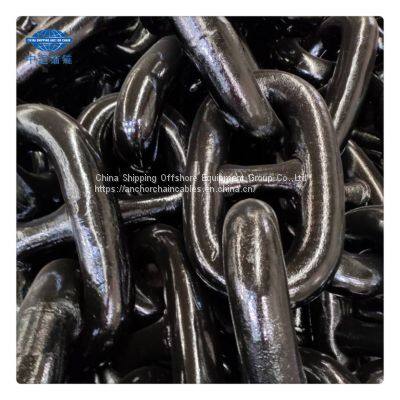 58mm marine studlink anchor chain studless anchor chain factory