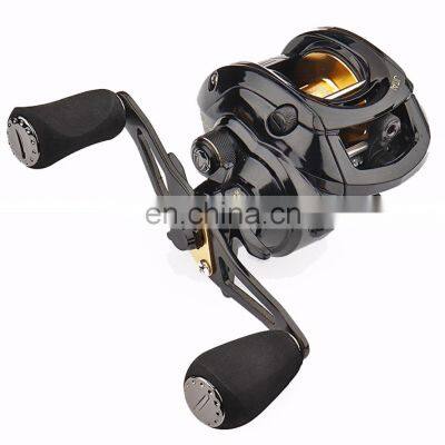 Baitcasting Fishing Reel Dual Brake System 12Kg Carbon Fiber Drag 7.0:1 High Speed CNC Extended Handle Knob Reel Fishing