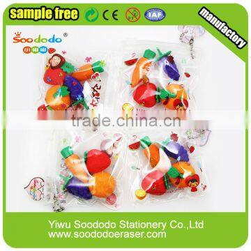 vegetable figure eraser for promotional gift