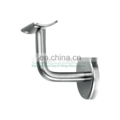 Adjustable SS stair railing bracket with cover